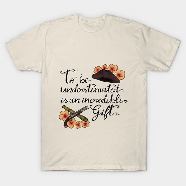 To be understimated ... T-Shirt by jesspalumboart